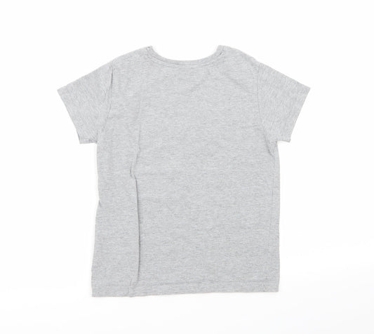 Primark Boys Grey   Basic T-Shirt Size 7-8 Years