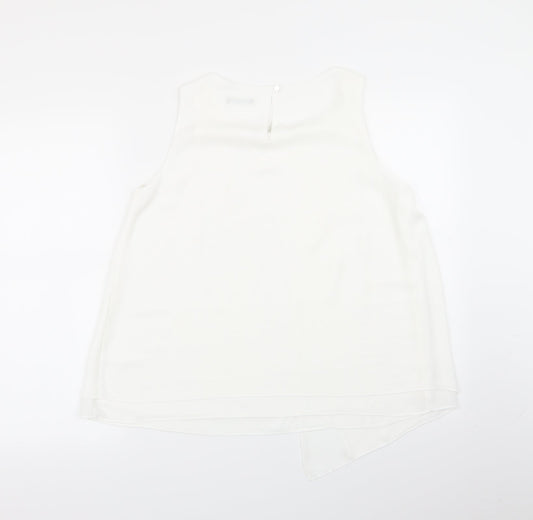 Roman Womens White   Basic Blouse Size 12