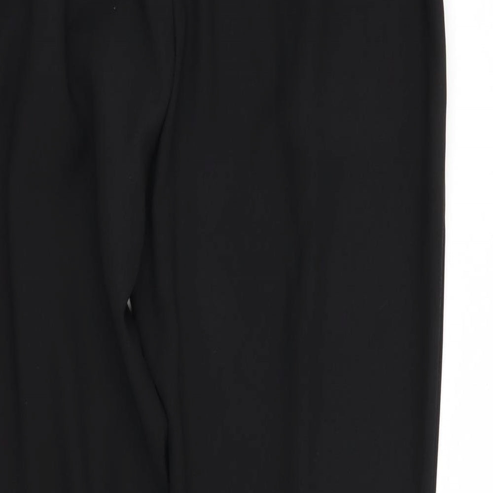 River Island Womens Black   Rain Trousers Trousers Size 8 L28 in - Stretch waistband