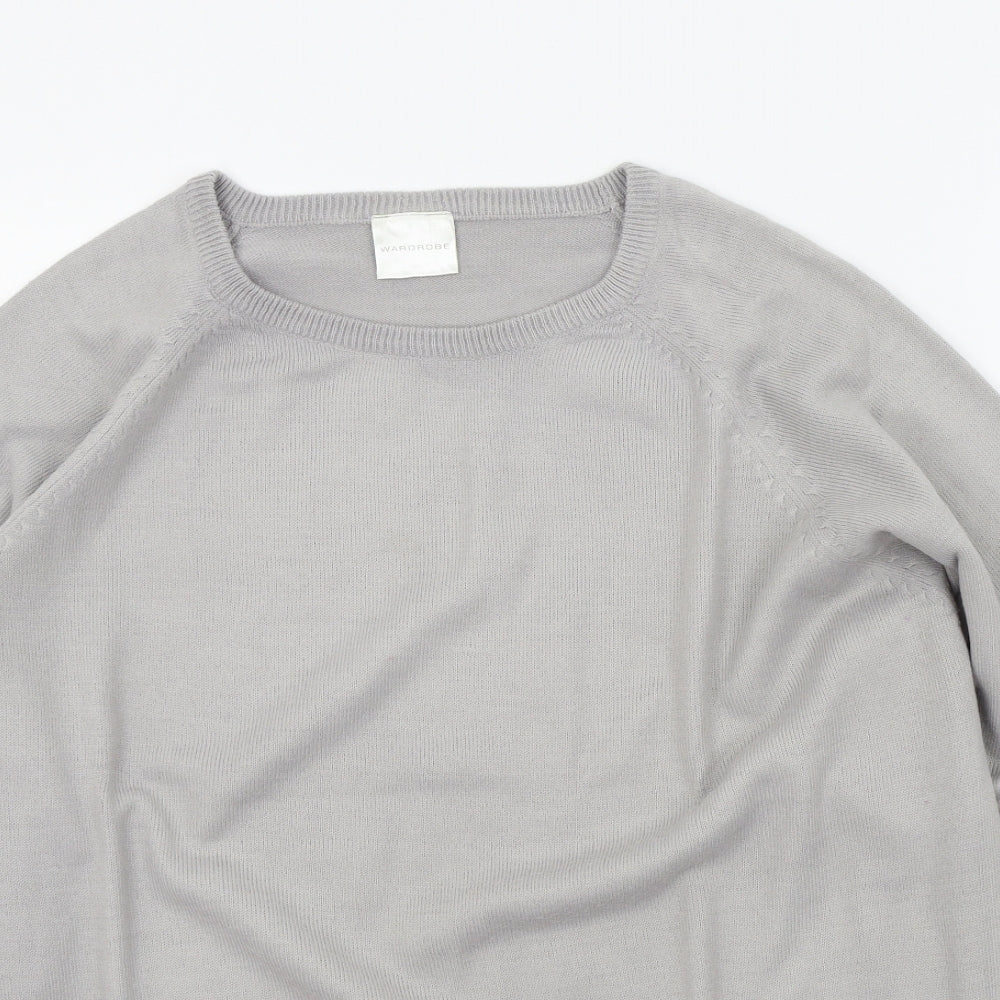 Wardrobe Womens Grey   Pullover Jumper Size 14