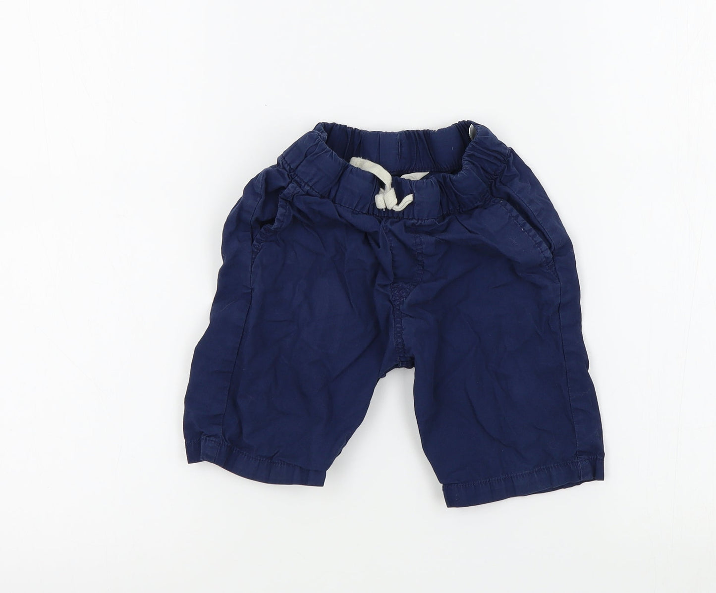 H&M Boys Blue Colourblock  Bermuda Shorts Size 6 Years
