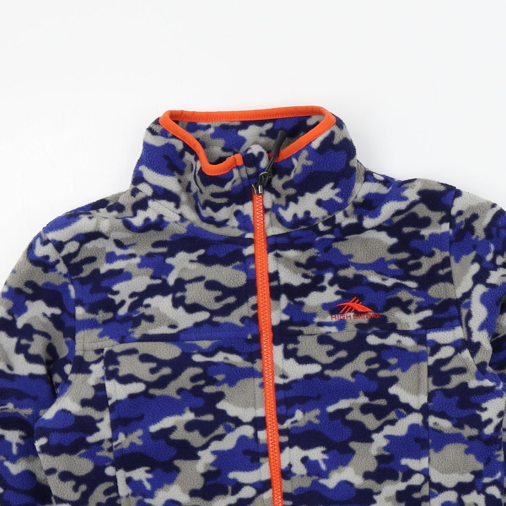 High Sierra Boys Blue Camouflage  Jacket  Size M