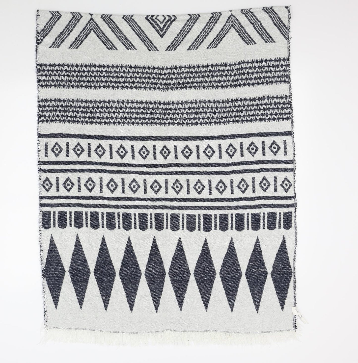 F&F Womens Blue Geometric   Scarf