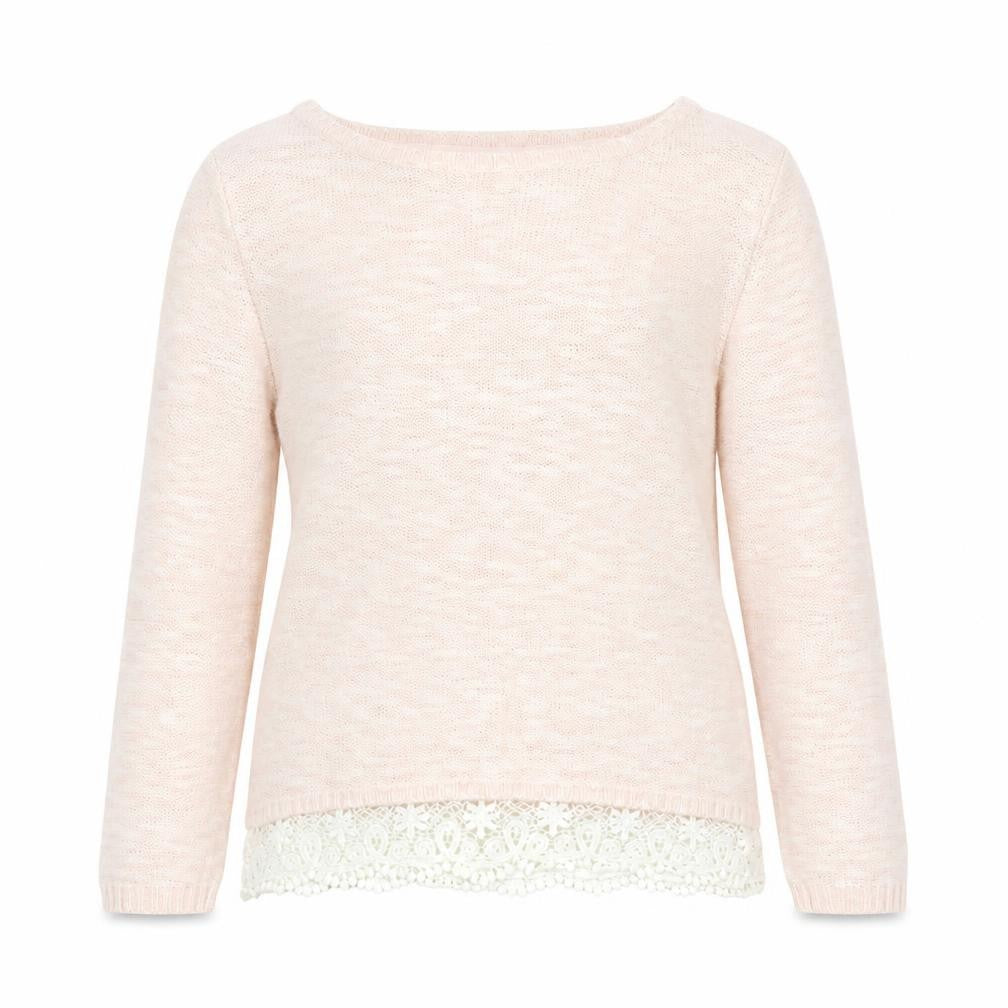 YD Girls Pink Colourblock  Pullover Jumper Size 11-12 Years