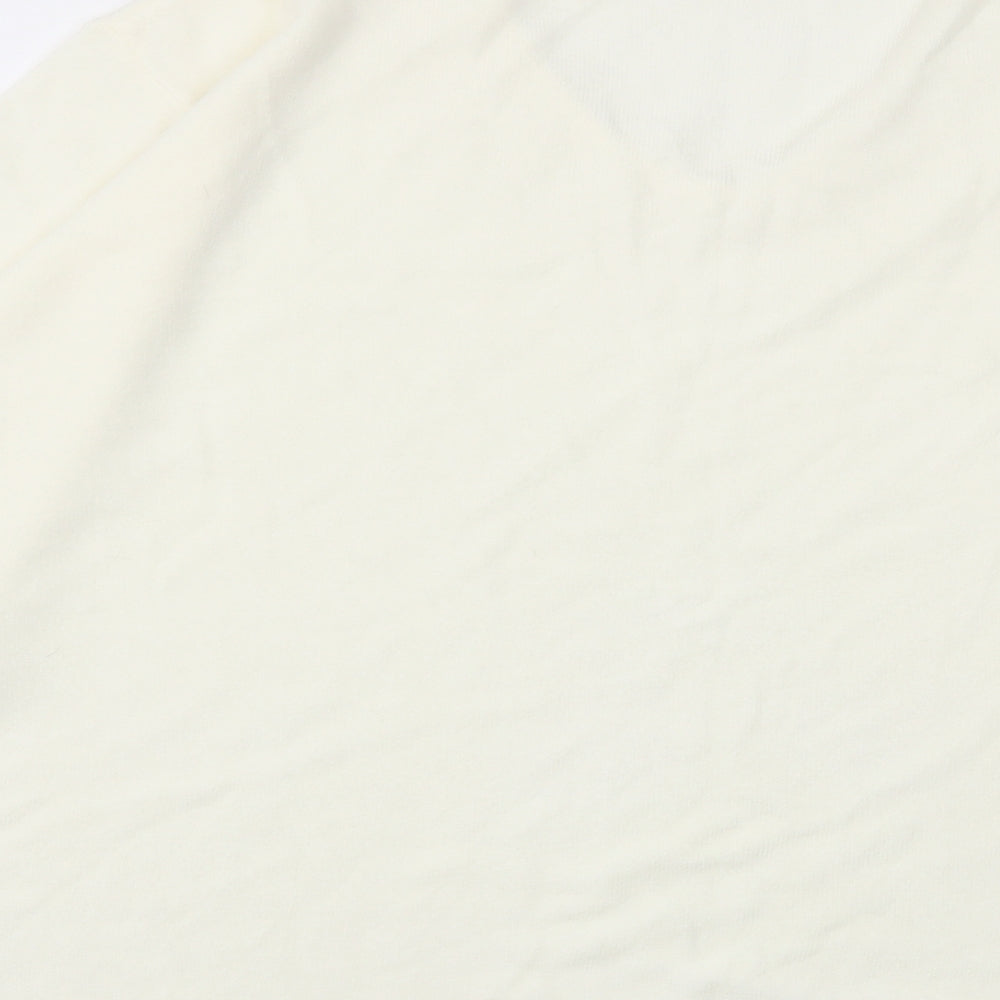 Preworn Womens Ivory   Basic T-Shirt Size 24