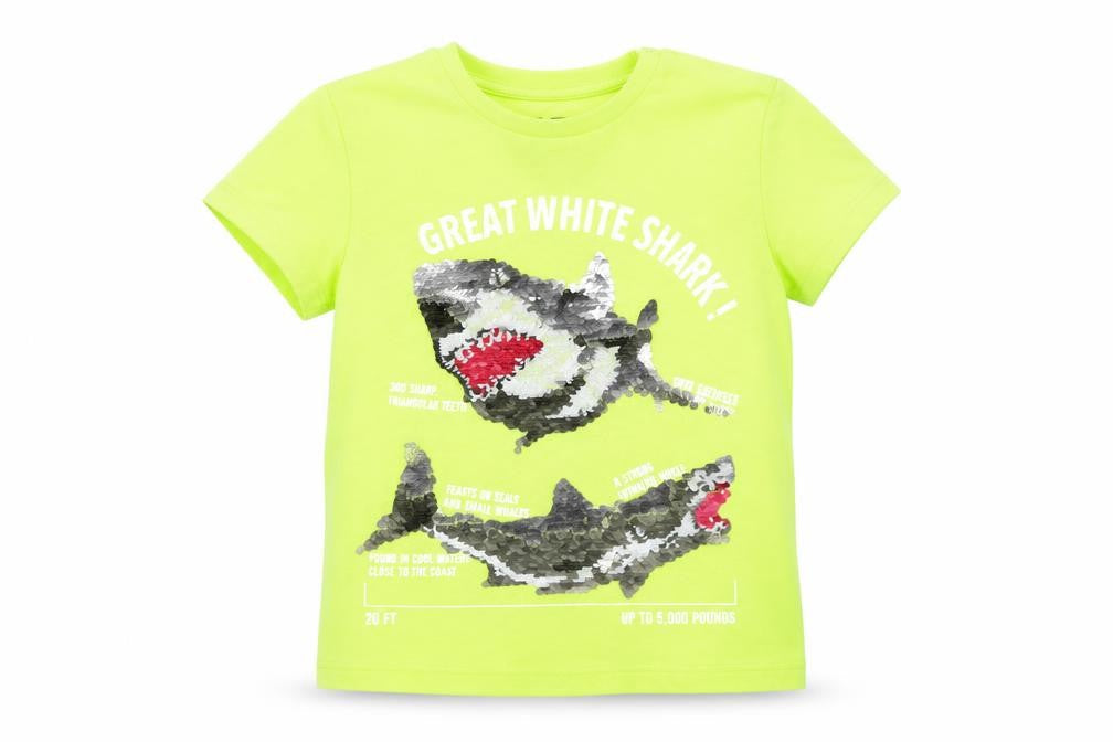 URBAN DEPT Boys Yellow Animal Print  Basic T-Shirt Size 6 Years