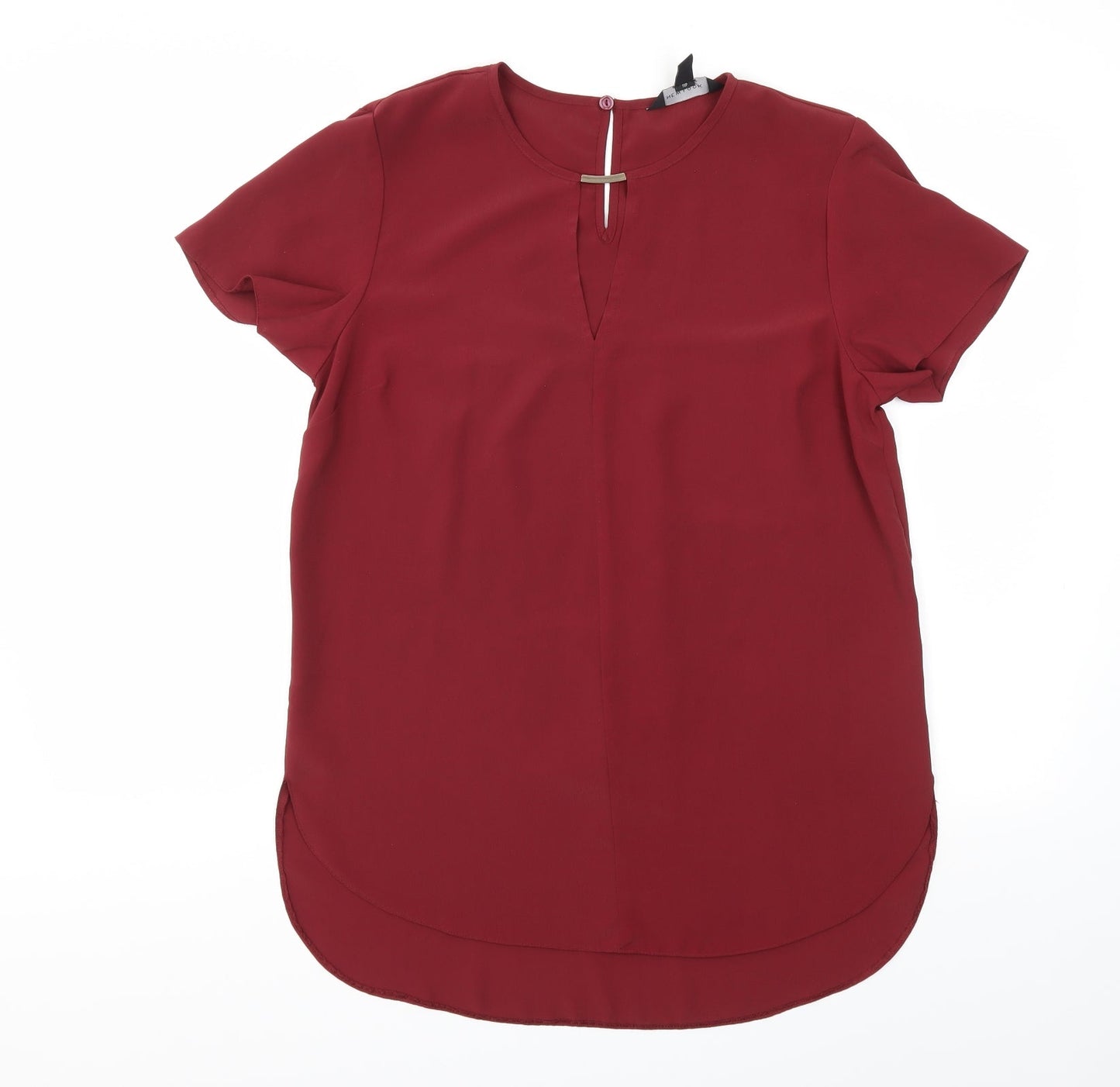 New Look Womens Red   Basic T-Shirt Size 10