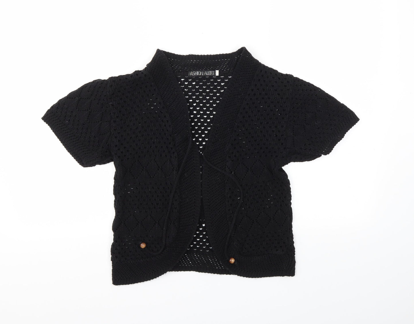 FASHION ALBERT Womens Black   Cardigan Jumper Size S