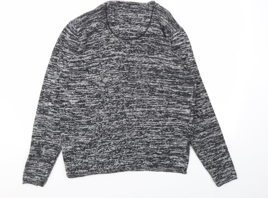 Brave Soul Mens Grey   Pullover Sweatshirt Size M