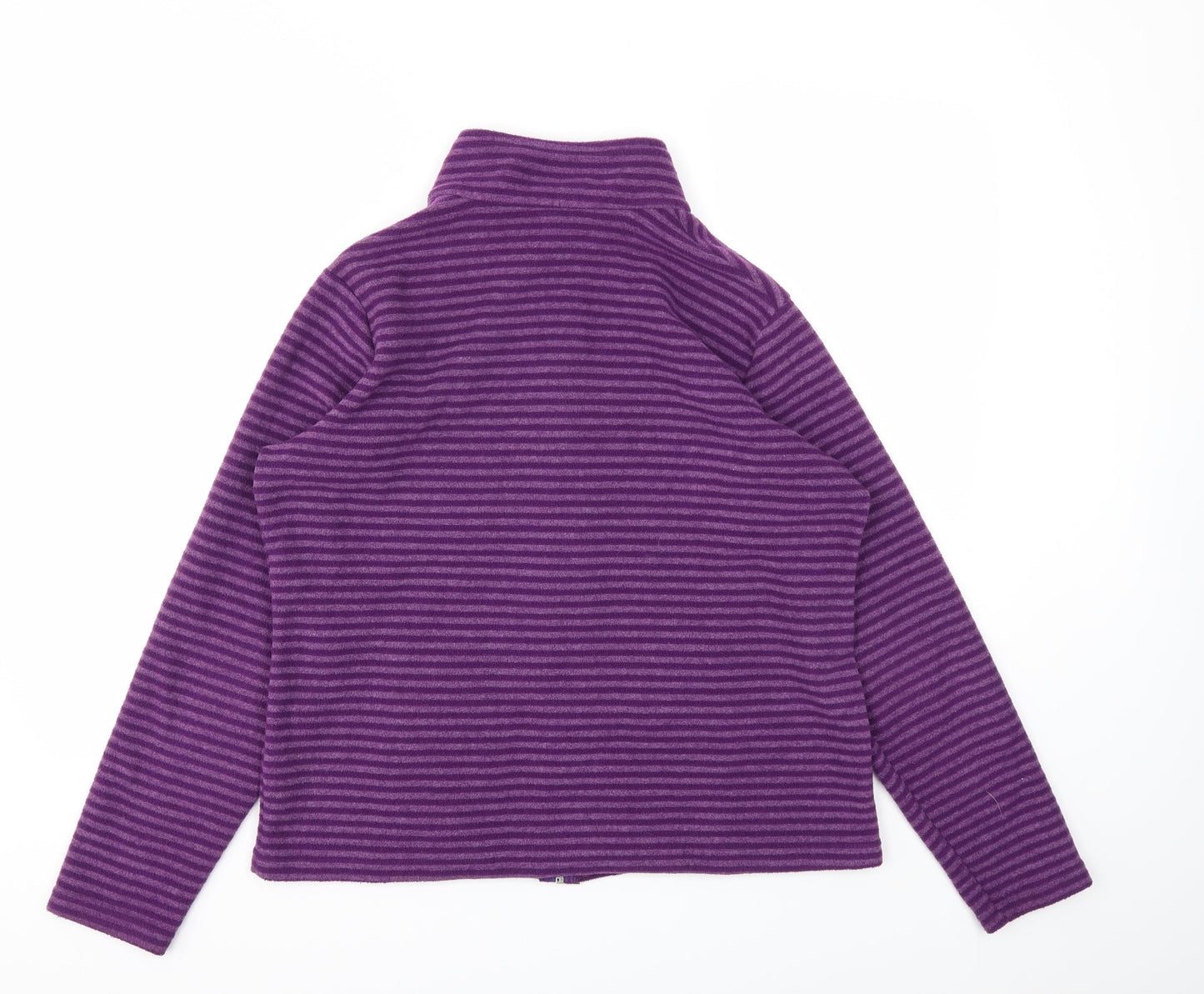 M&S Womens Purple Striped  Pullover Jumper Size 16