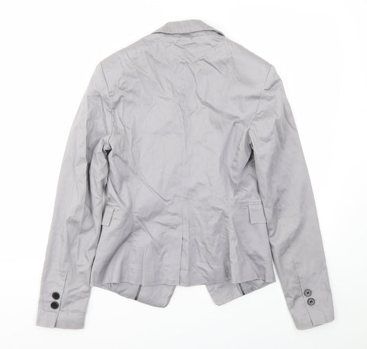 New Look Womens Grey   Jacket Blazer Size 10