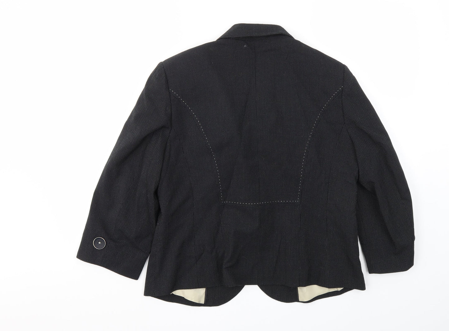 M&S Womens Black   Jacket Blazer Size 16