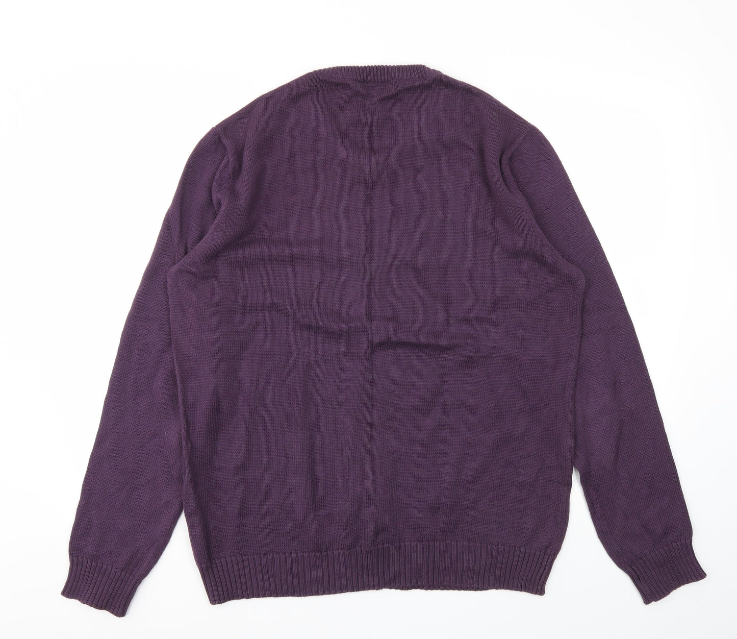 Easy Mens Purple   Pullover Sweatshirt Size L