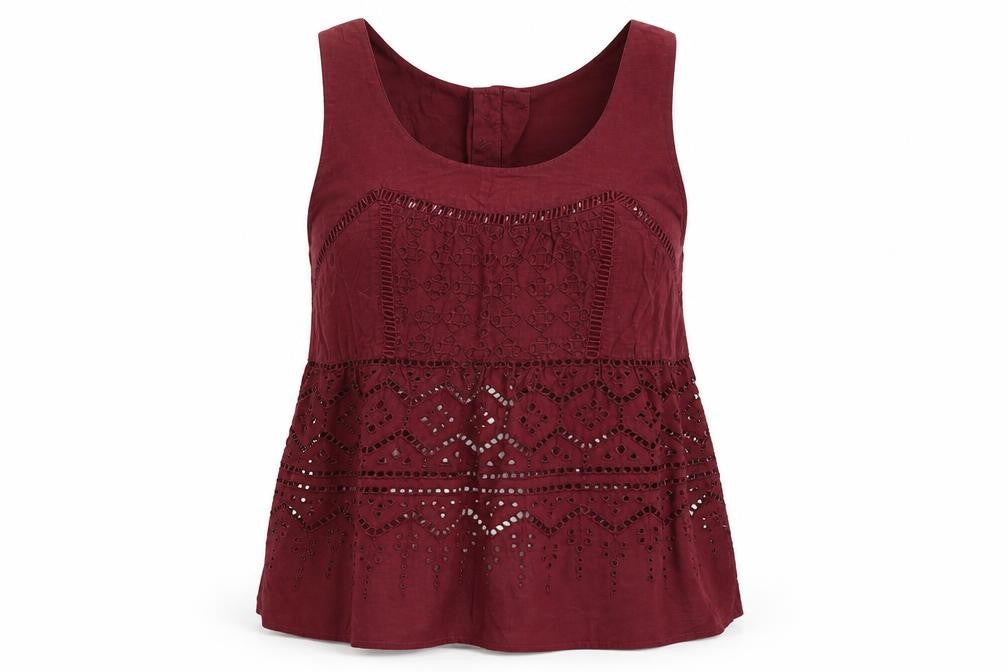 Miss Selfridge Womens Brown   Basic Tank Size 6