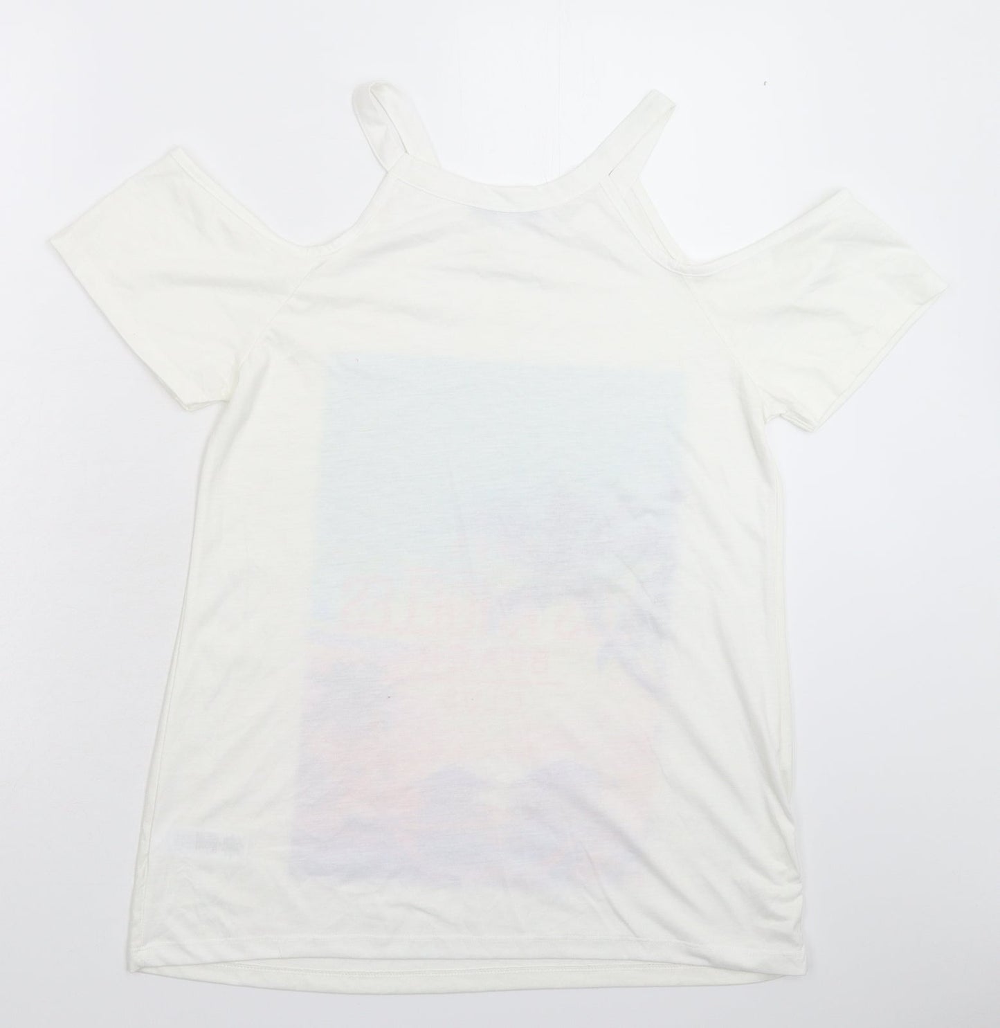 South Womens White   Basic T-Shirt Size 12