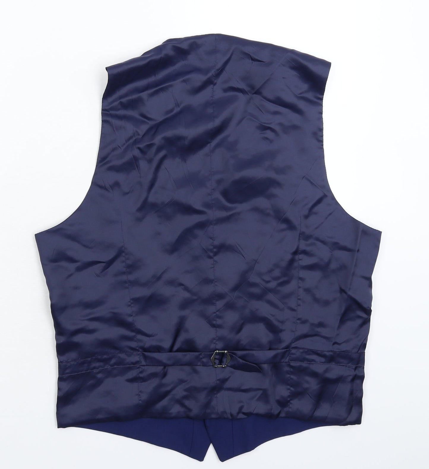 Marks and Spencer Mens Blue   Jacket Suit Waistcoat Size M