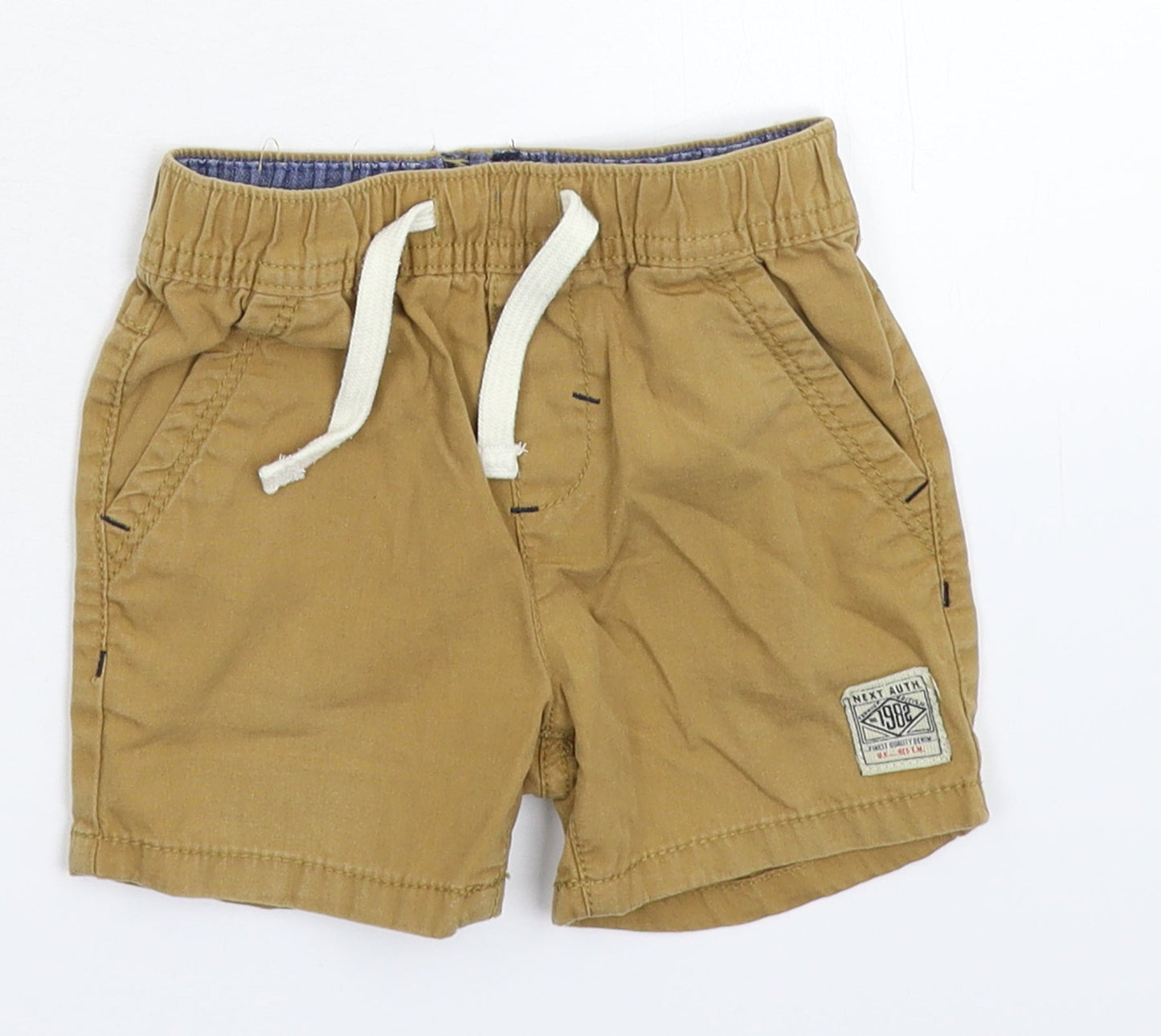 NEXT Baby Beige   Cropped Trousers Size 9-12 Months