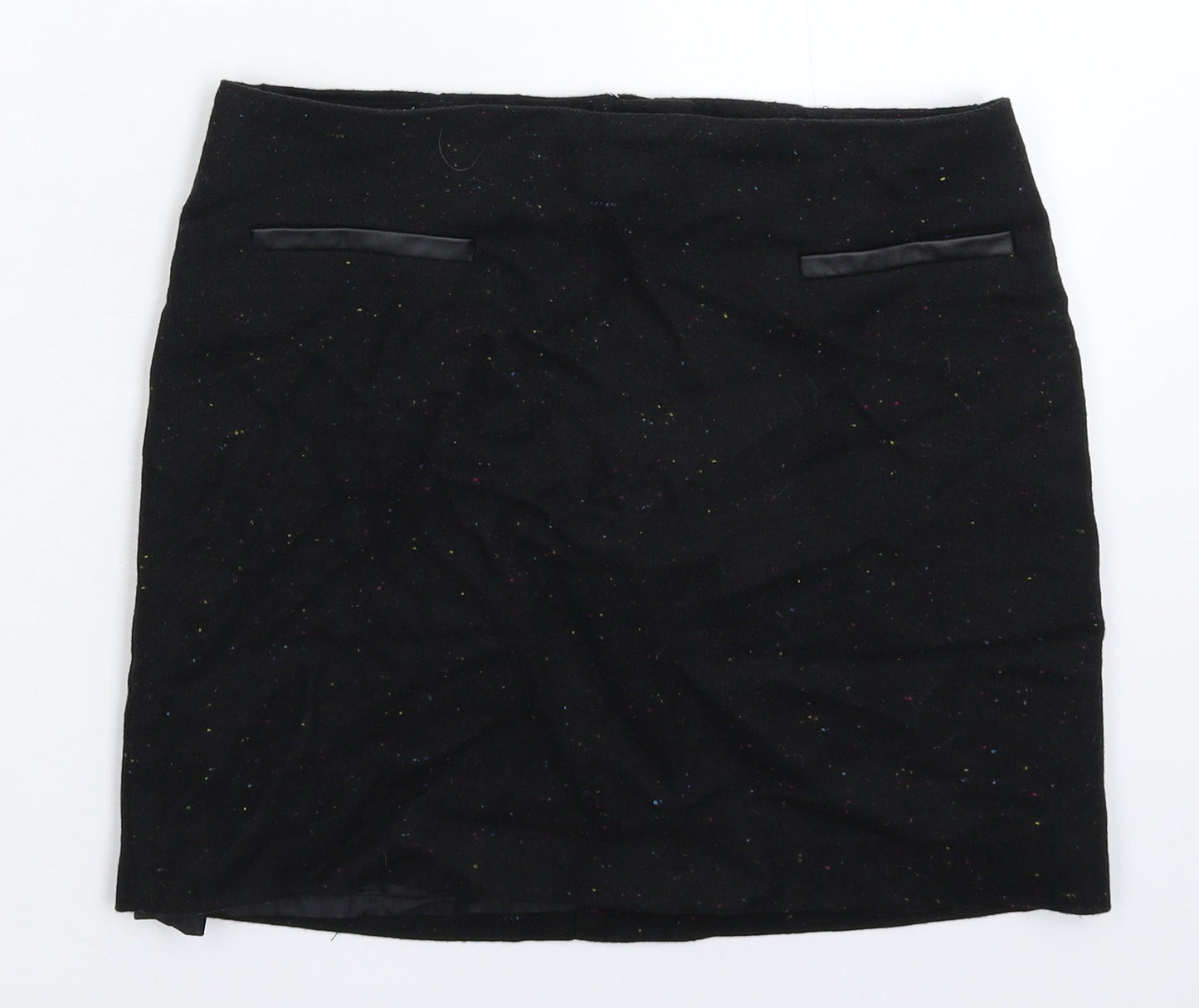 Preworn Womens Black   Mini Skirt Size 8
