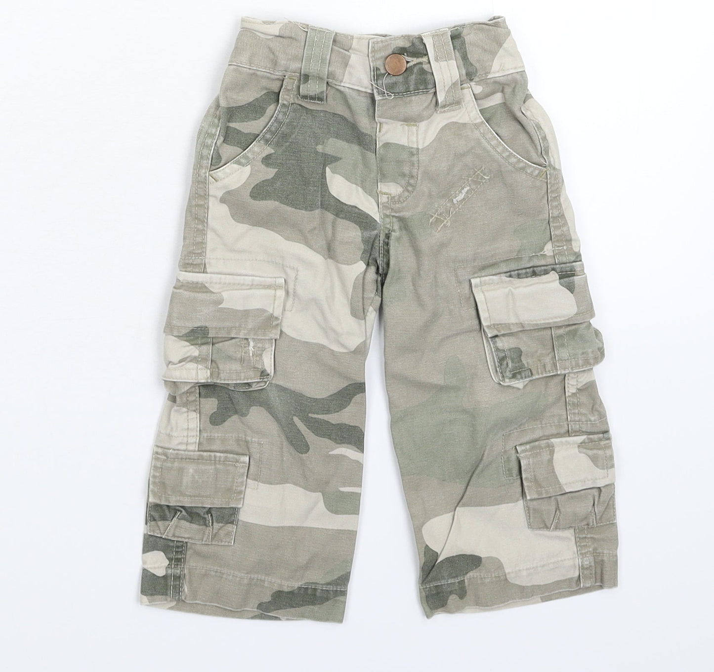 St Bernard Baby Multicoloured Camouflage  Cargo Trousers Size 9-12 Months