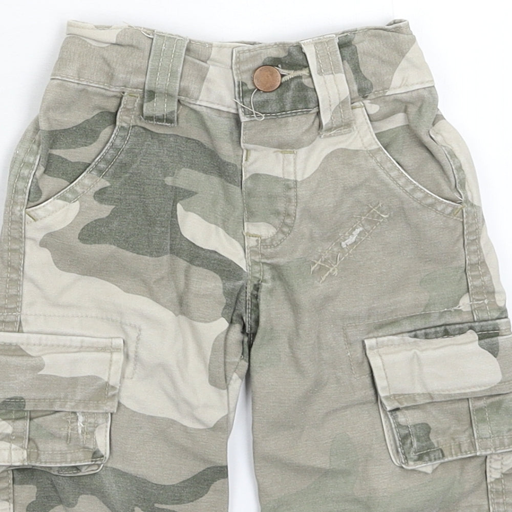 St Bernard Baby Multicoloured Camouflage  Cargo Trousers Size 9-12 Months
