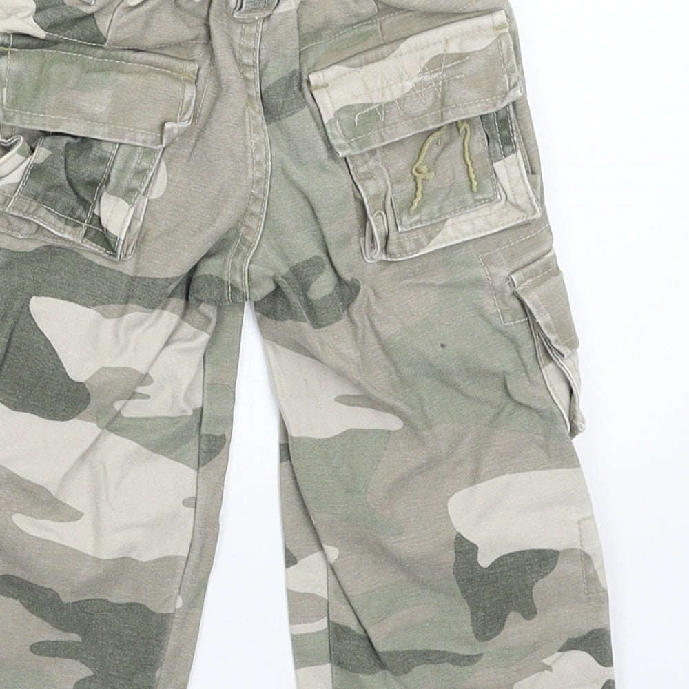 St Bernard Baby Multicoloured Camouflage  Cargo Trousers Size 9-12 Months