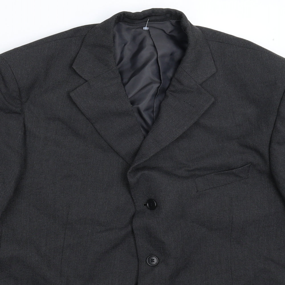 Marks and Spencer Mens Black   Jacket Suit Jacket Size 44