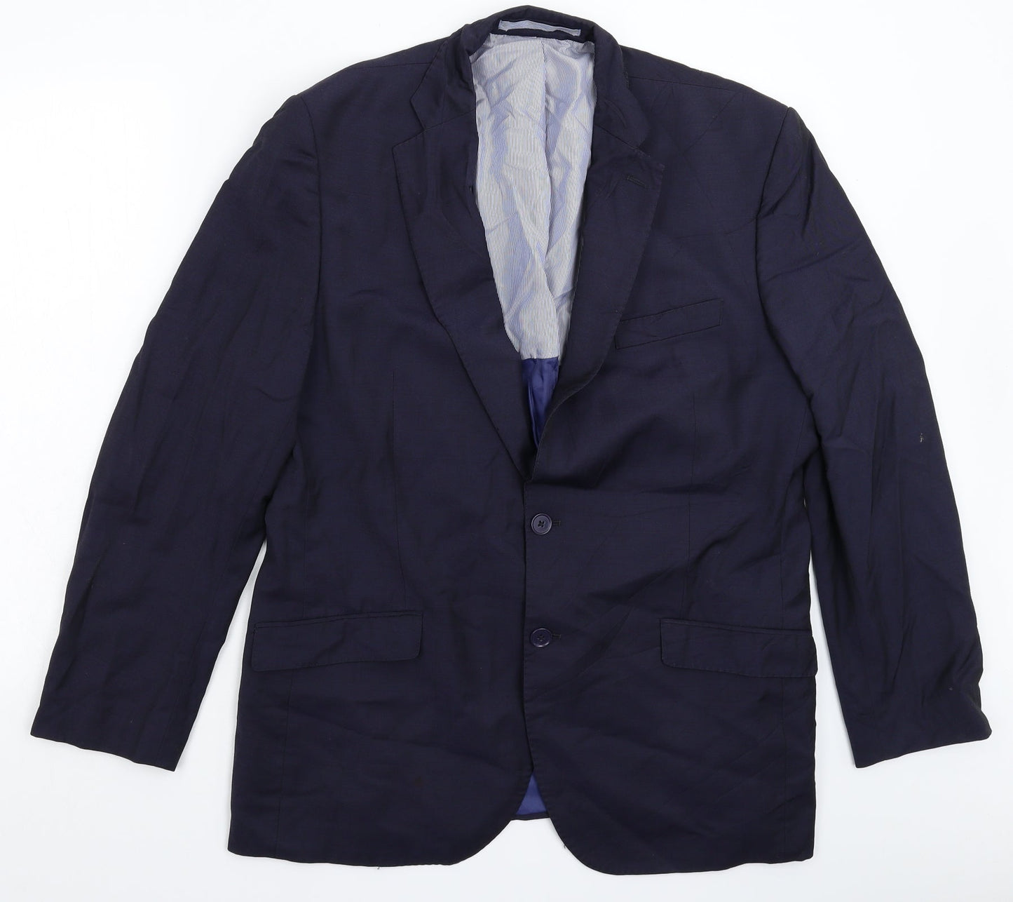 Marks and Spencer Mens Blue   Jacket Suit Jacket Size 42