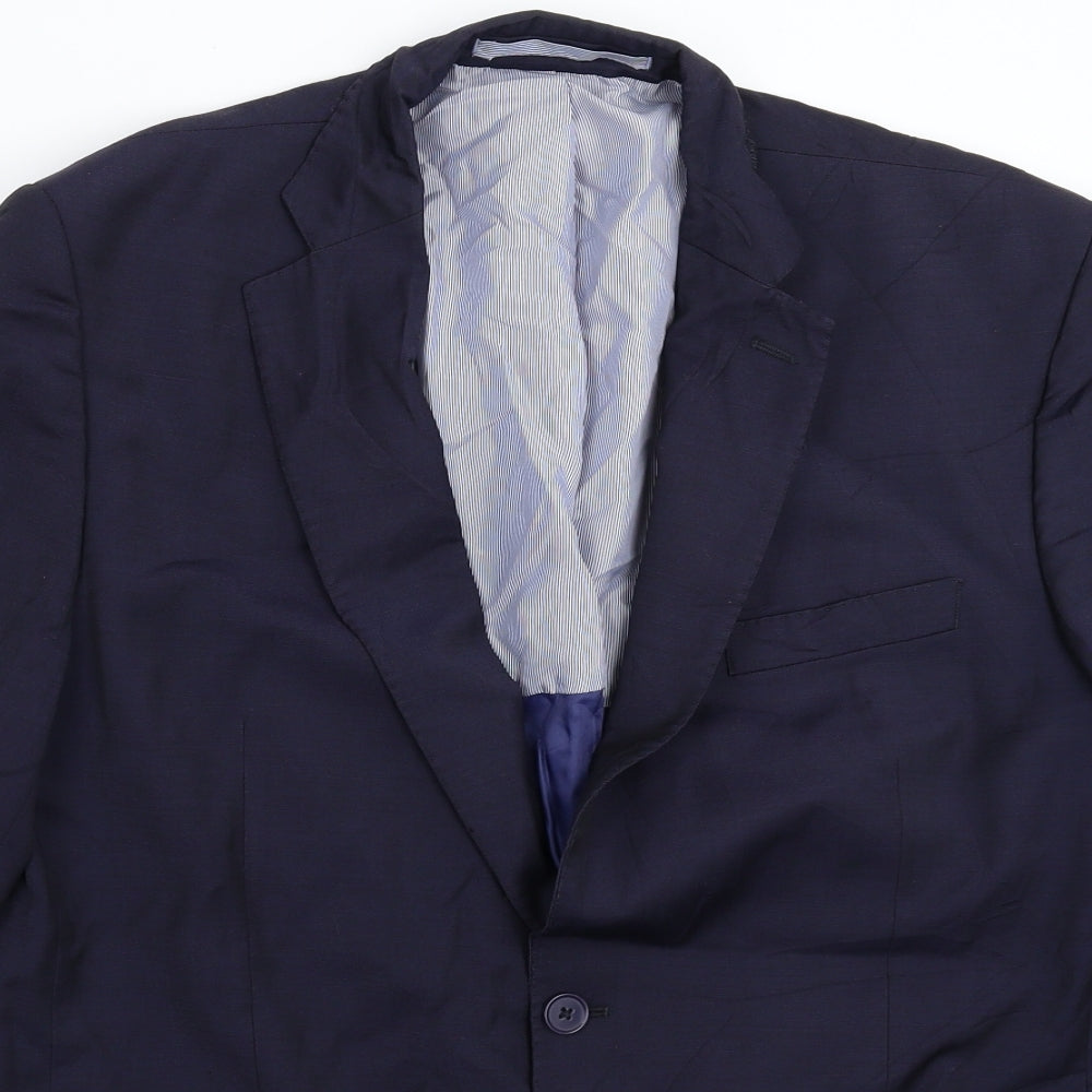 Marks and Spencer Mens Blue   Jacket Suit Jacket Size 42