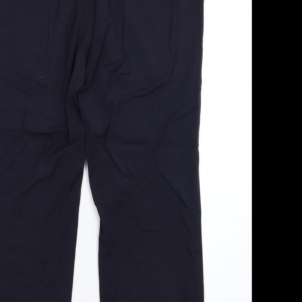 Marks and Spencer Womens Blue   Trousers  Size 10 L26 in