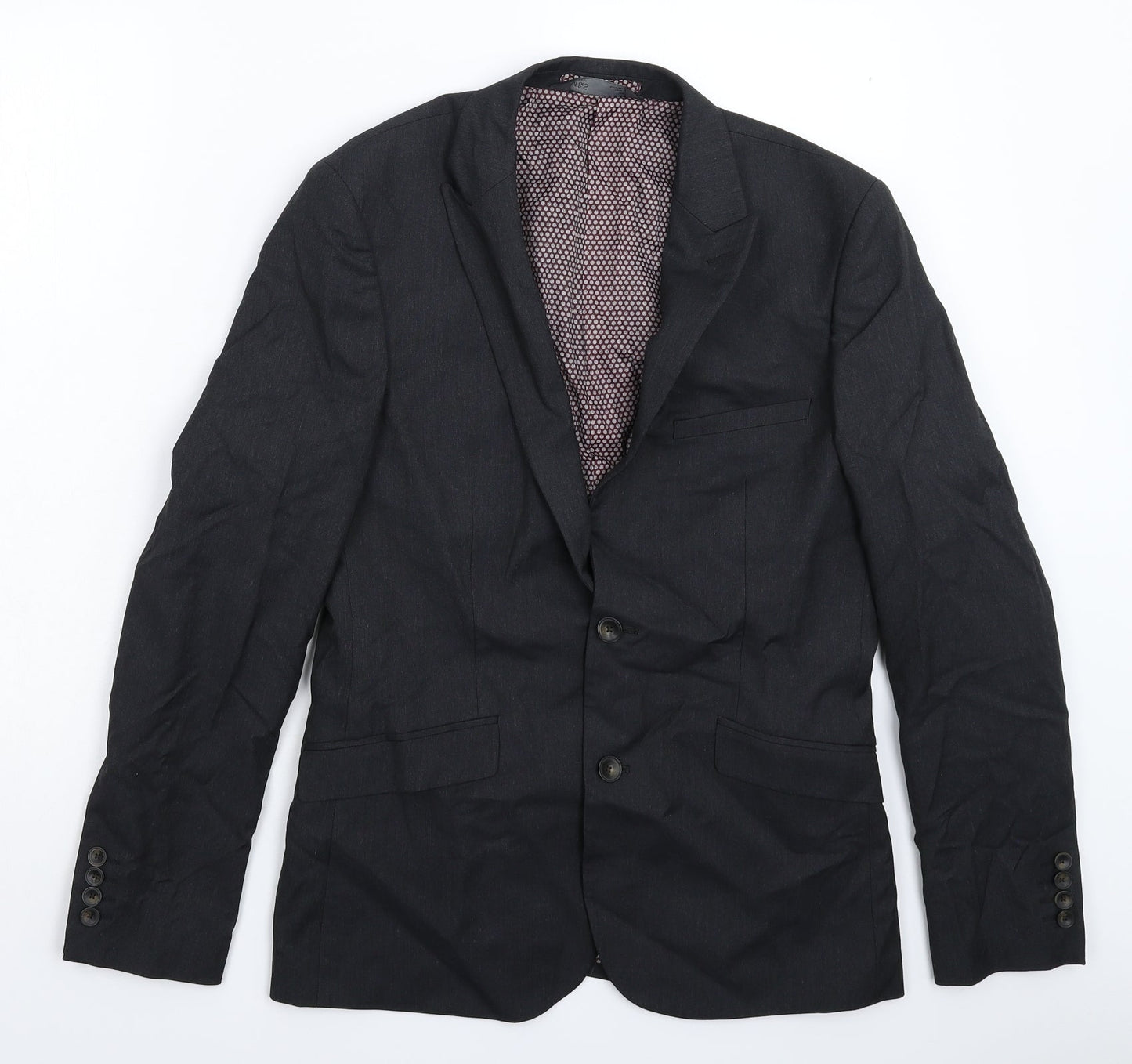 Marks and Spencer Mens Black   Jacket Suit Jacket Size 38