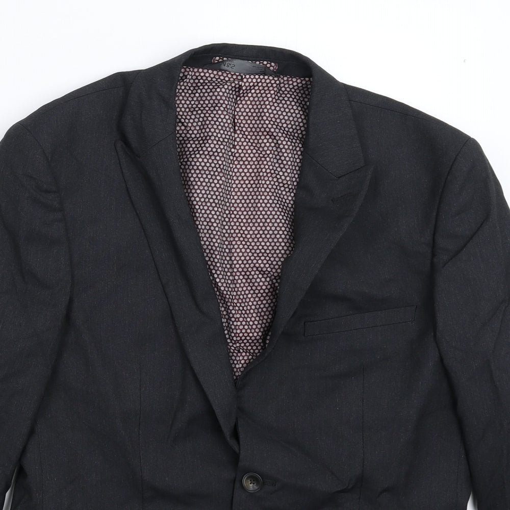 Marks and Spencer Mens Black   Jacket Suit Jacket Size 38
