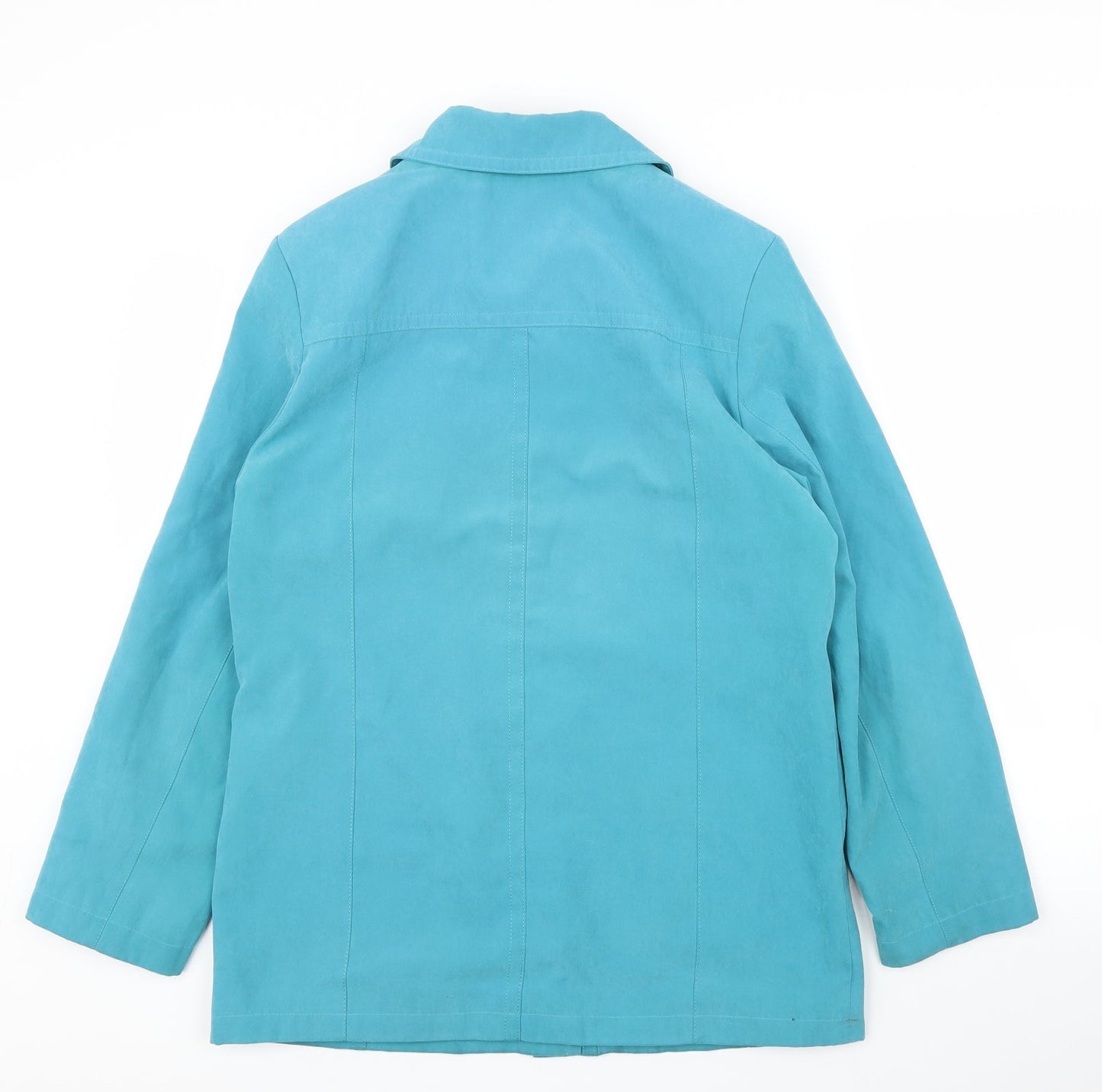 EWM Womens Blue   Overcoat Jacket Size 10