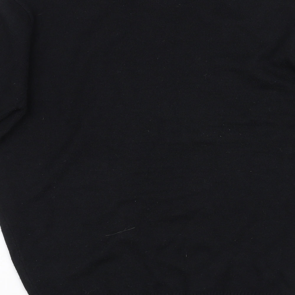 Soul Star Mens Black   Pullover Sweatshirt Size S