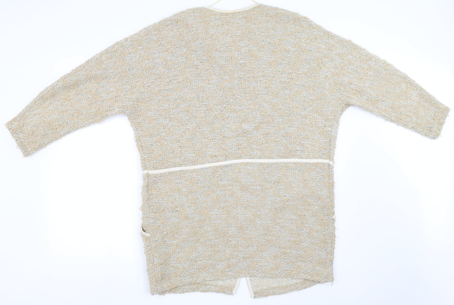 River Island Womens Brown  Knit Cape Jumper Size 12