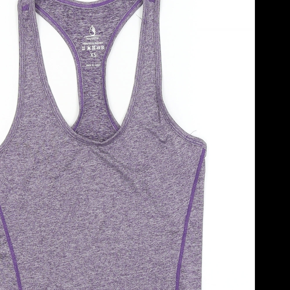Icy Zone Womens Purple   Basic Tank Size XS