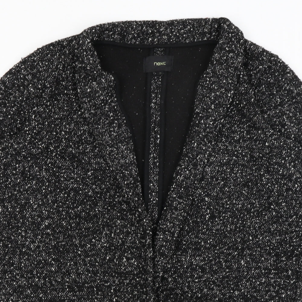 NEXT Womens Black   Wrap Jumper Size 10