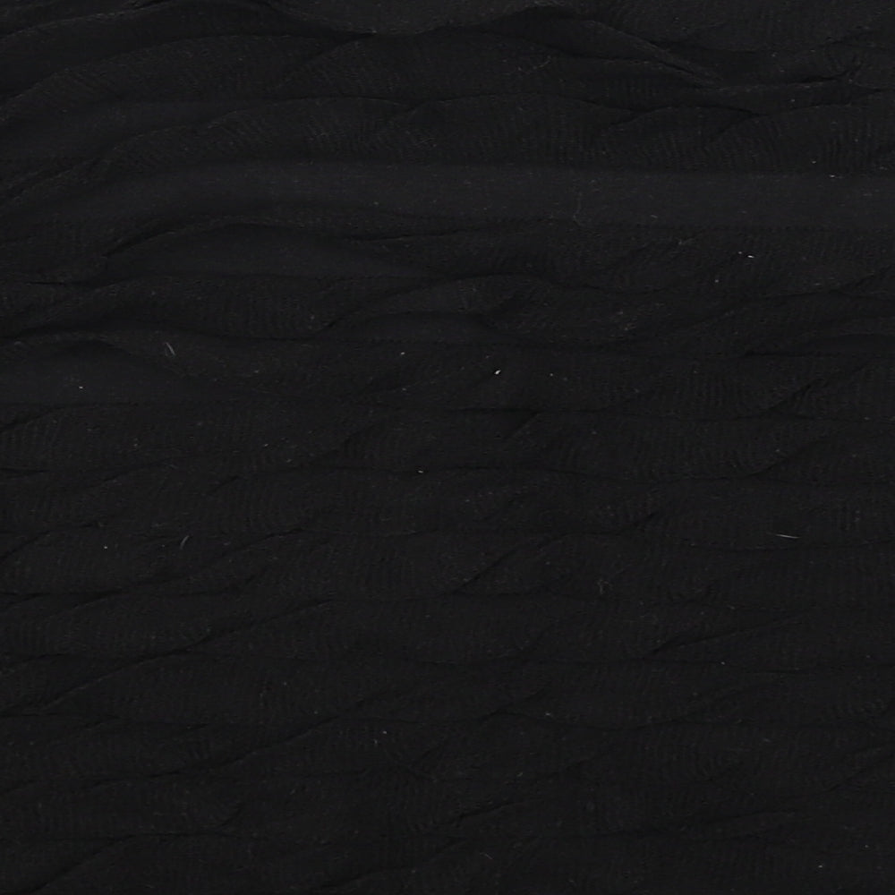 Per Una Womens Black   Wrap Jumper Size 16