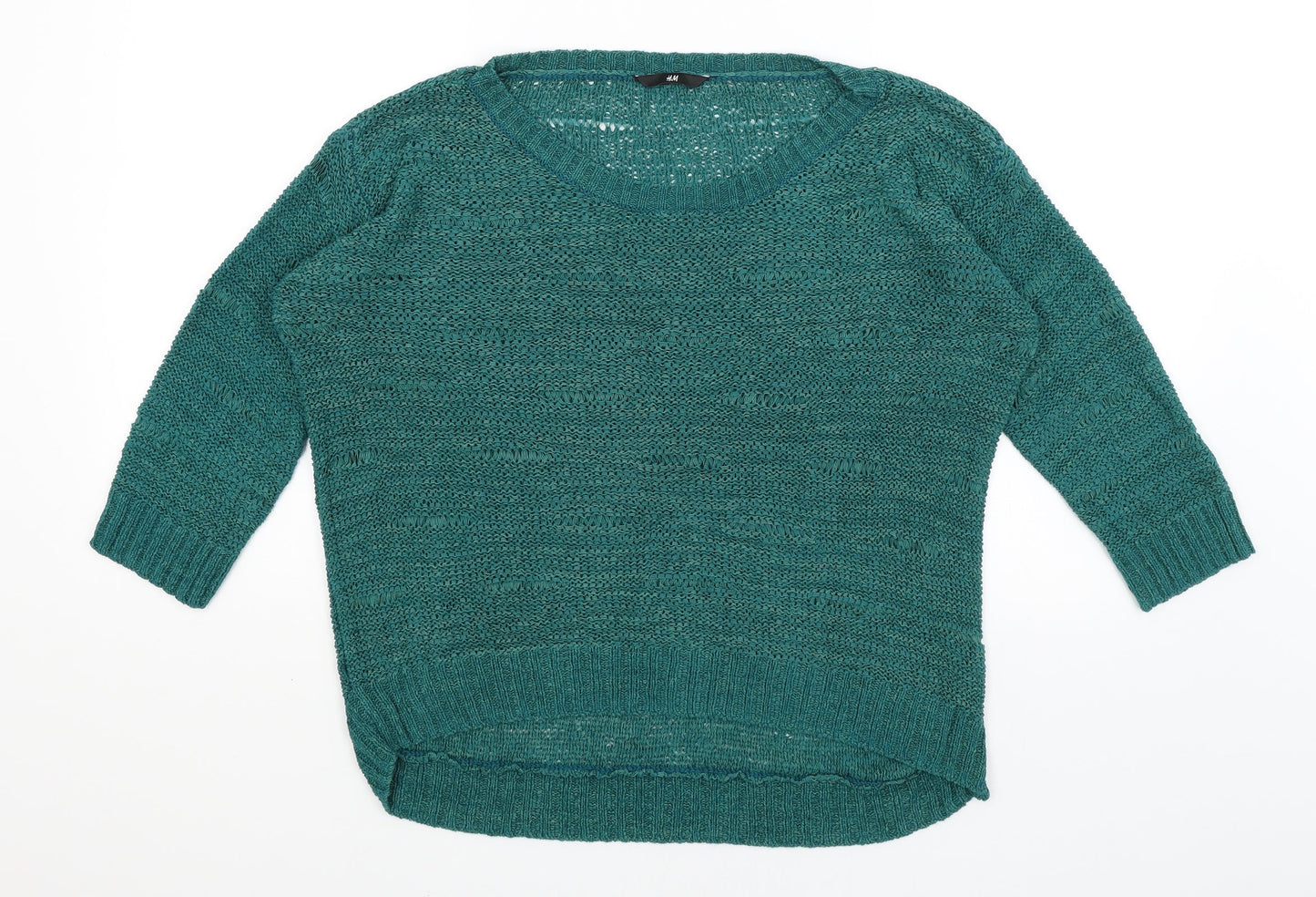H&M Womens Green   Pullover Jumper Size M