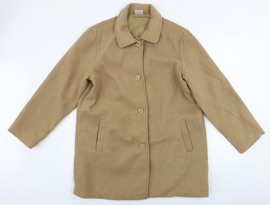 Neville  Womens Beige   Jacket Coat Size 14