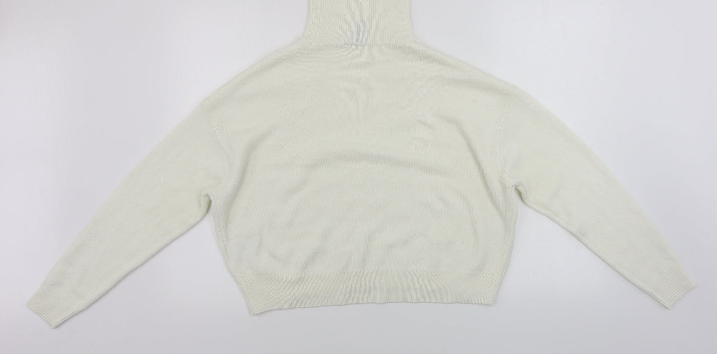 H&M  Womens Ivory   Pullover Jumper Size S