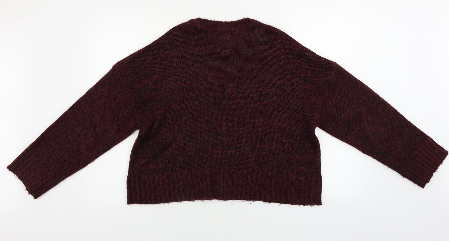 New Look  Womens Purple   Pullover Jumper Size L