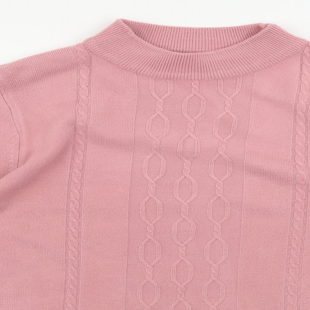 Reflect  Womens Pink   Pullover Jumper Size M
