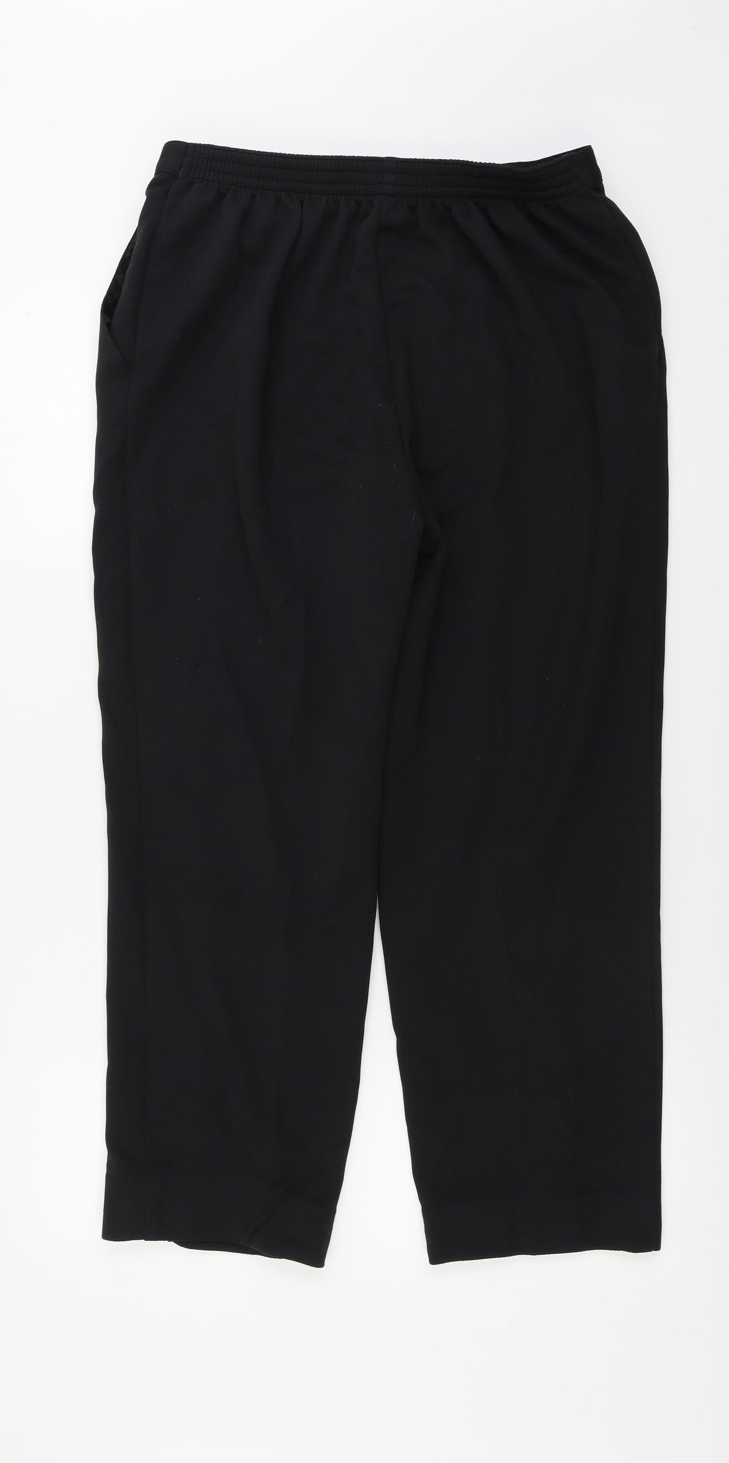 Preworn  Womens Black   Trousers  Size 30 in L24 in
