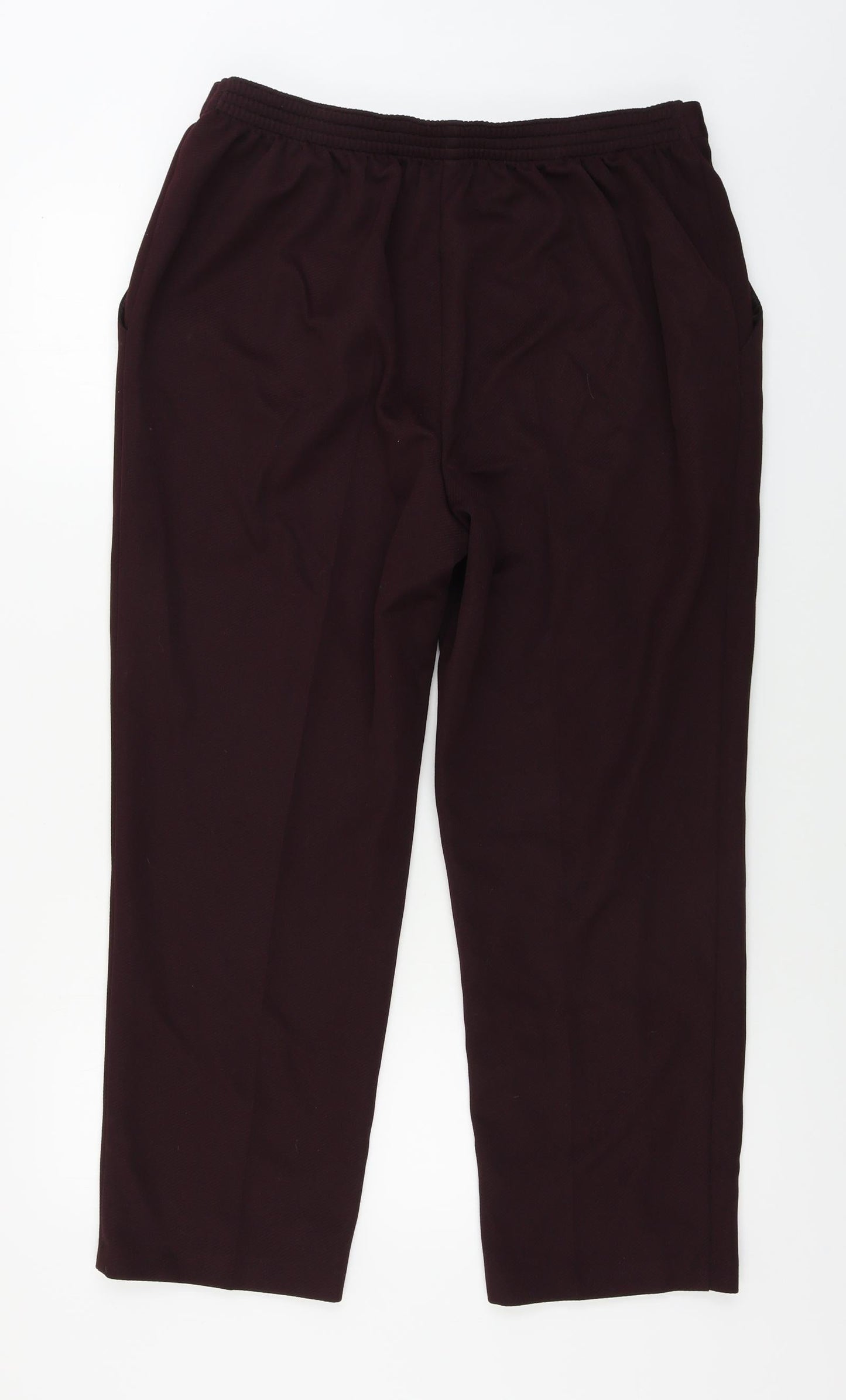 Preworn  Womens Purple   Trousers  Size 32 in L25 in