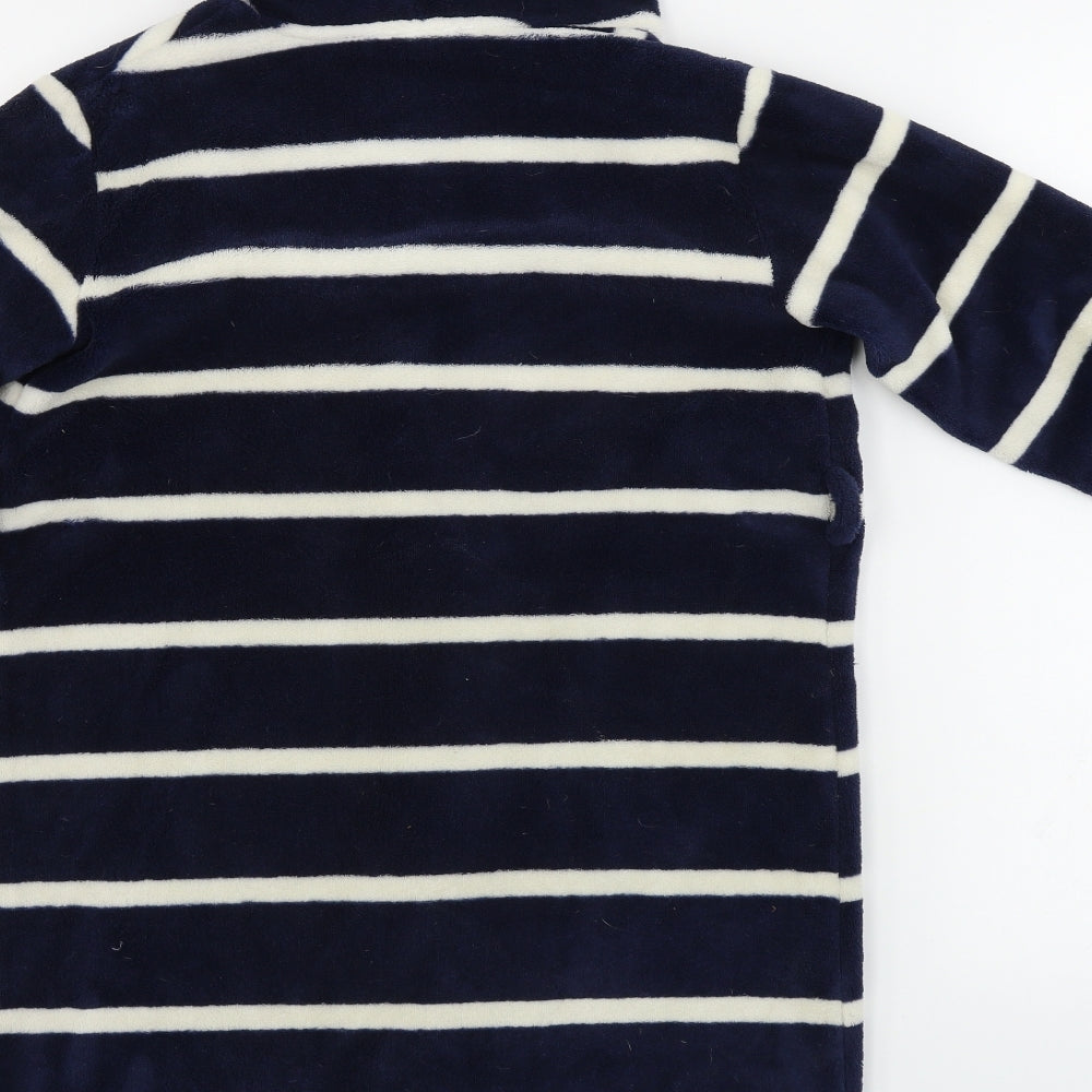H&M Girls Blue Striped   Gown Size 6-7 Years