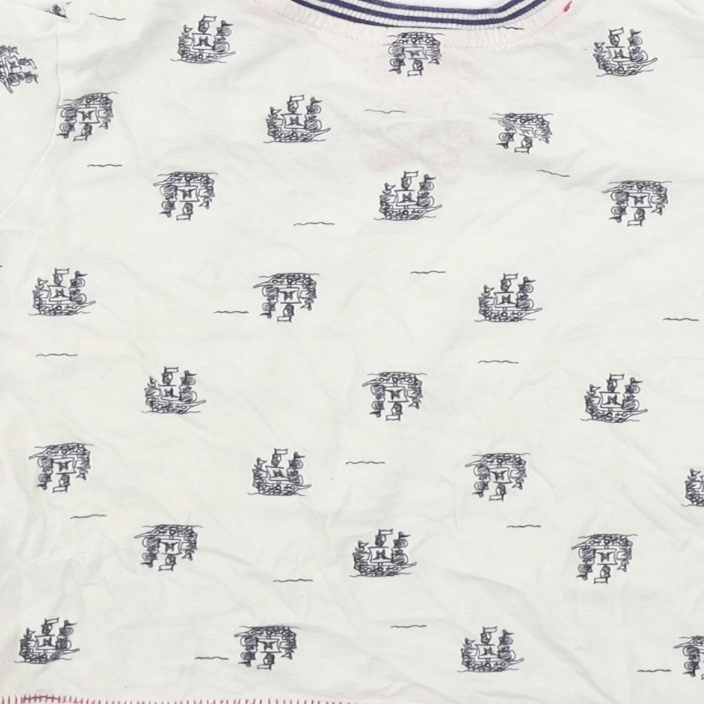 Matalan  Boys White   Basic T-Shirt Size 2-3 Years