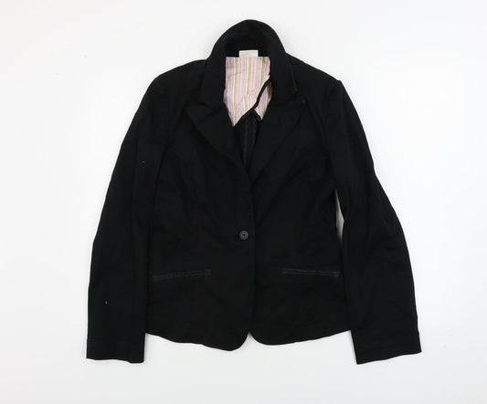Miss Selfridge  Womens Black   Jacket Coat Size 14