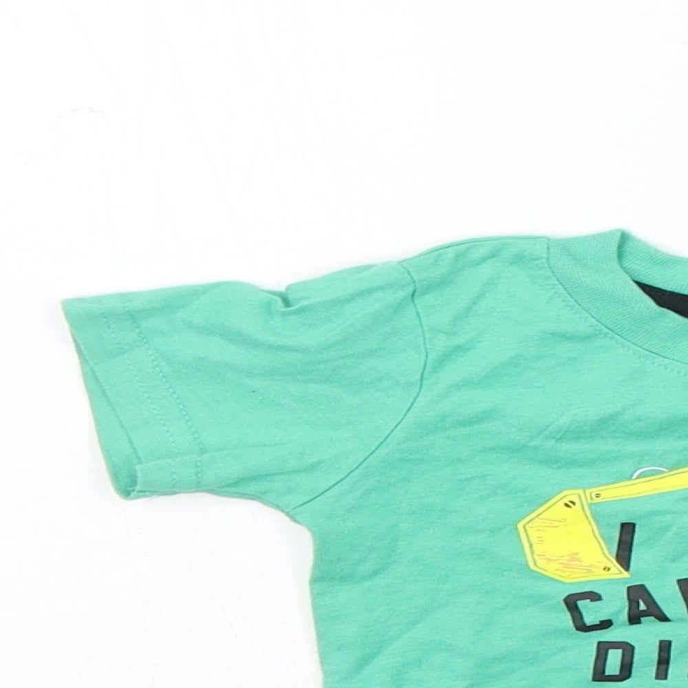 Primark Girls Green   Basic T-Shirt Size 3-6 Months