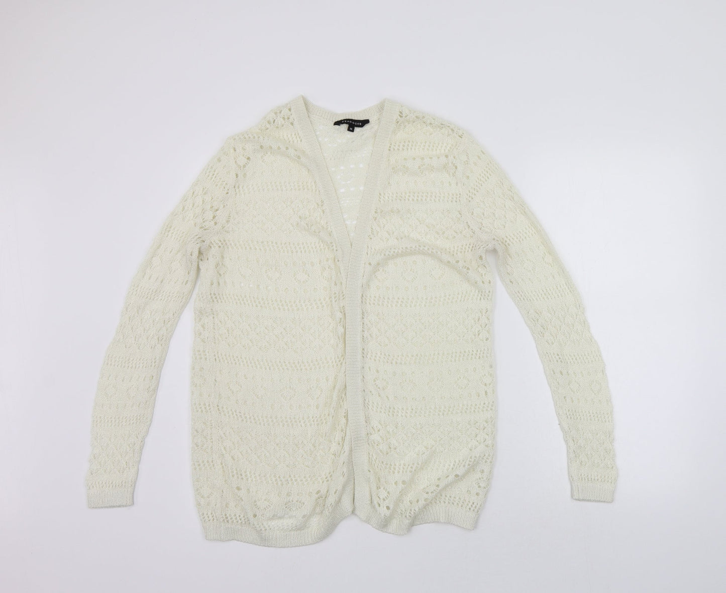 Peacocks Womens White   Cape Jumper Size 10