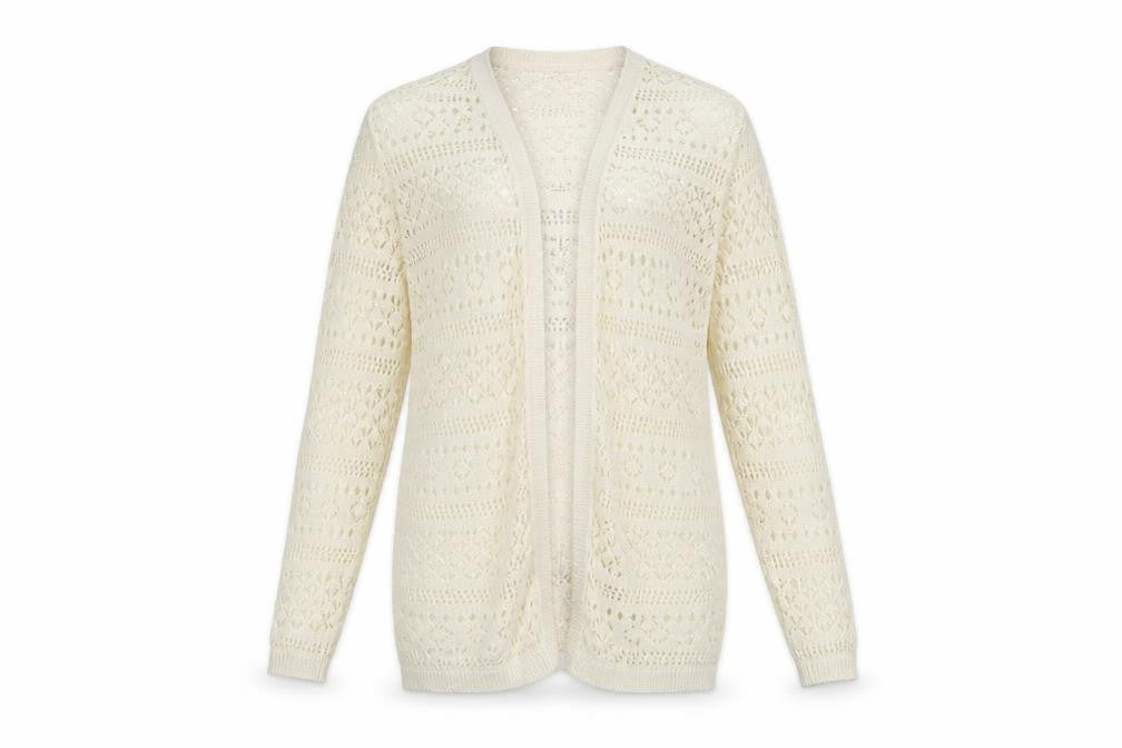 Peacocks Womens White   Cape Jumper Size 10